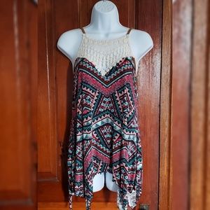 Boho style festival tank
